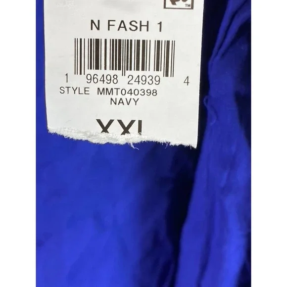 And Now This Men's Blue Regular-Fit Button-Up Long-Sleeve Shirt SZ 2XL - Picture 13 of 13